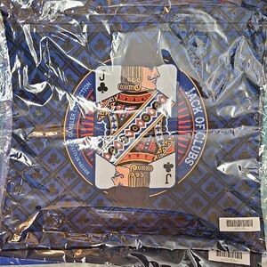 Boston Scally Jack of Clubs Graphic Dust Bag - Blue and Black